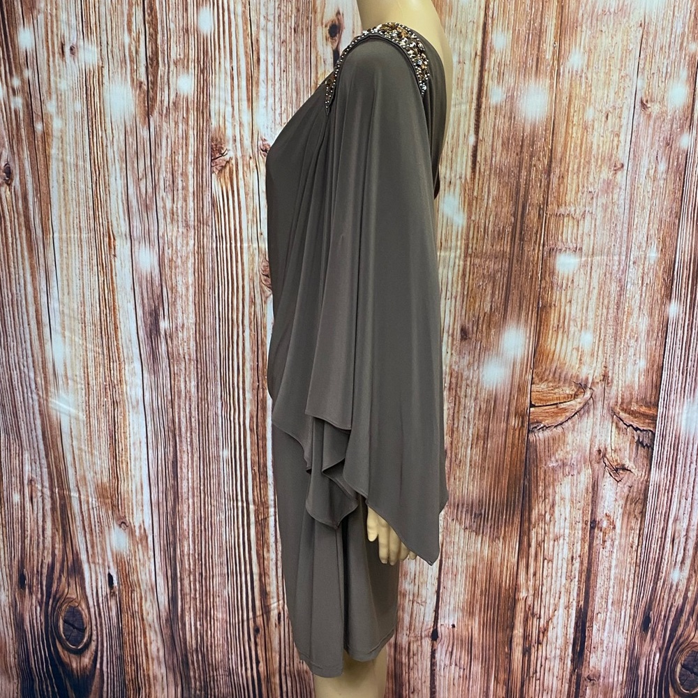 R&M Richards Beaded One Shoulder Dress - Picture 5 of 12